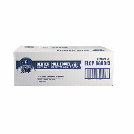 EMPRESS ELITE Centerpull Towel 8 in. X 10 in. 2 Ply White, 6PK ELCP 660013